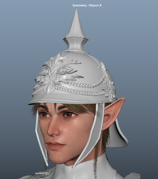 Pickelhaube Maya Wip