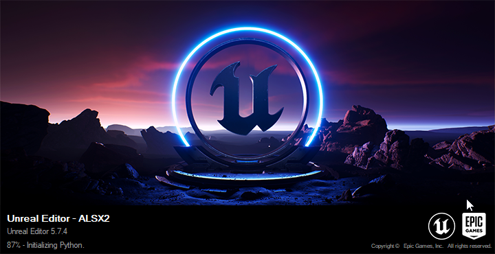 Opening the Unreal project