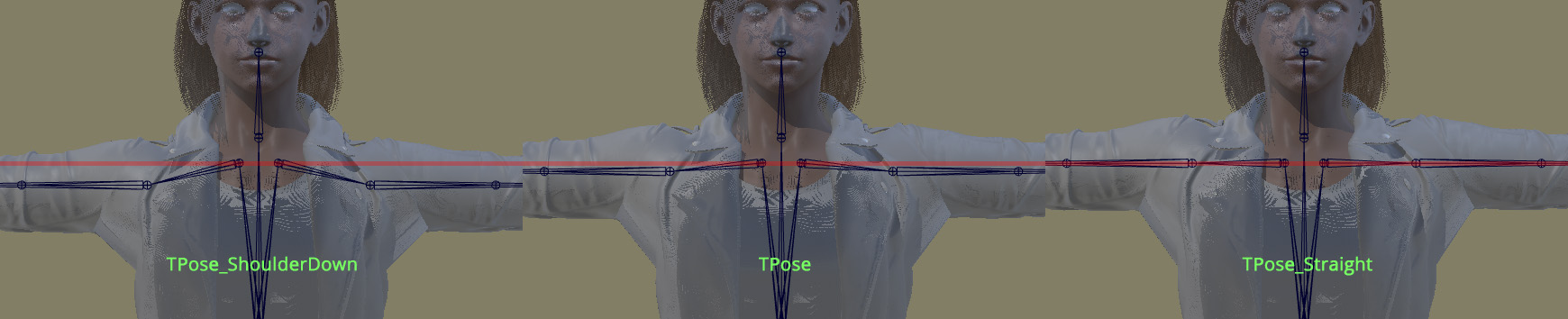 T-Pose Variations