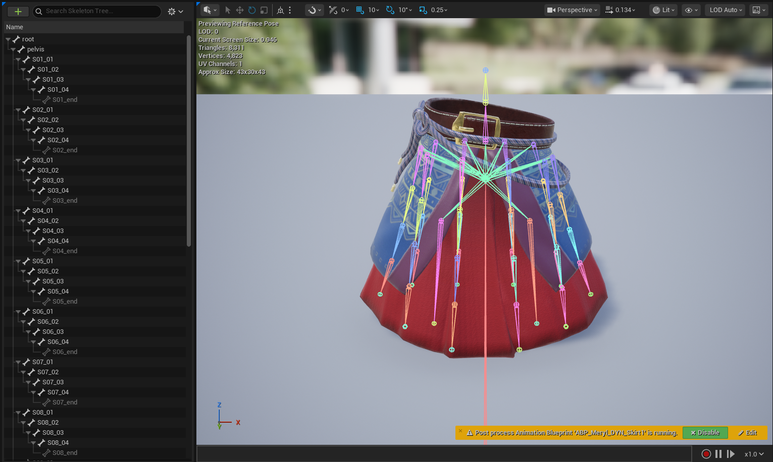 DYN_Skirt1 bones