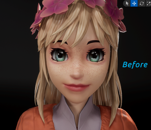 Face Freckles Update